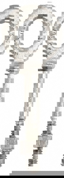 Fixed Lifting Eye Bolt: With Shoulder, 2,600 lb Capacity, 1/2-13 Thread, Grade 316 Stainless Steel